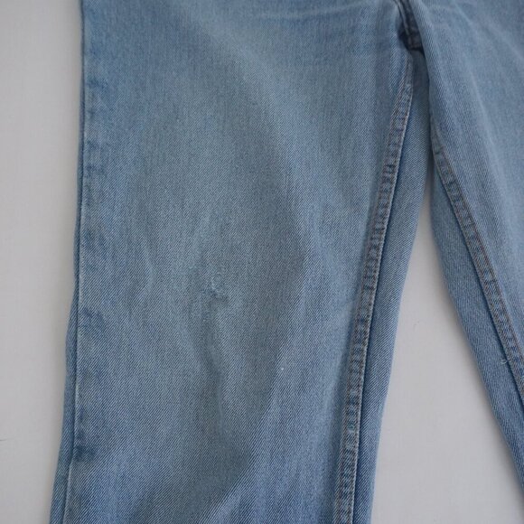 Vintage '90S Great Western Garment Light Wash Relaxed Western Denim Jeans 32X32 - Picture 6 of 16